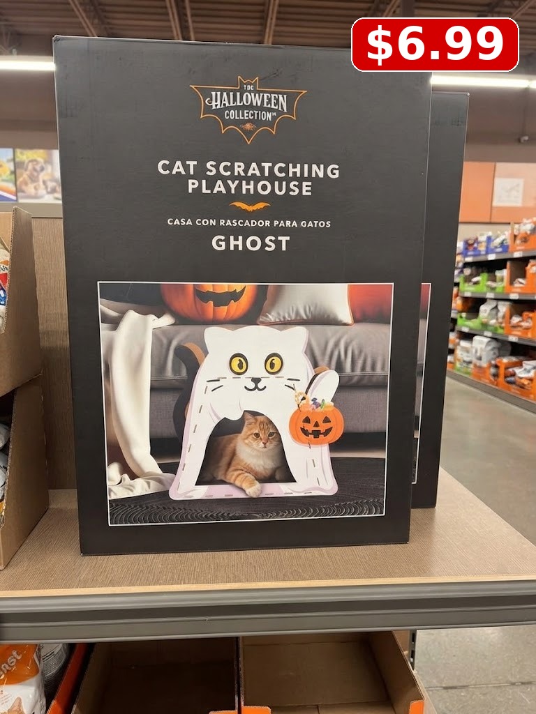 The Halloween Collection Dracula Halloween Cat Scratching House