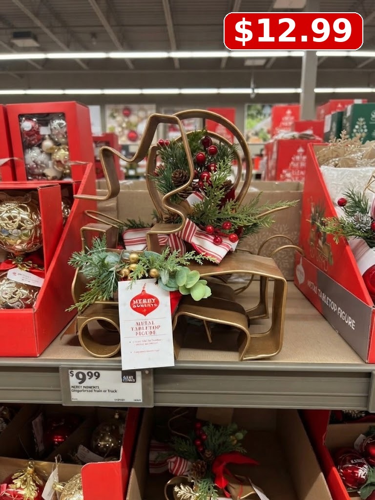 Merry Moments Metal Tabletop Gingerbread