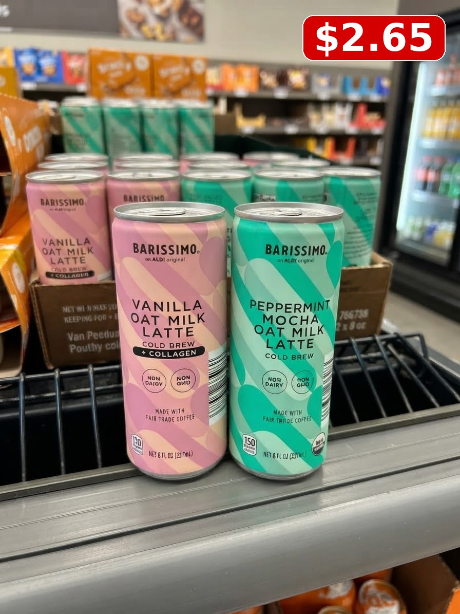 Barissimo Organic Peppermint Mocha Oat Milk Cold Brew Latte