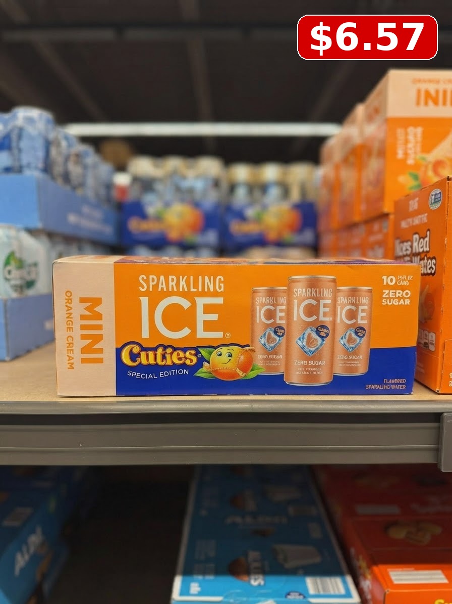 Sparkling Ice Zero Sugar Mandarin Sparkling Water - 10 Pack, 7.5 fl oz Cans