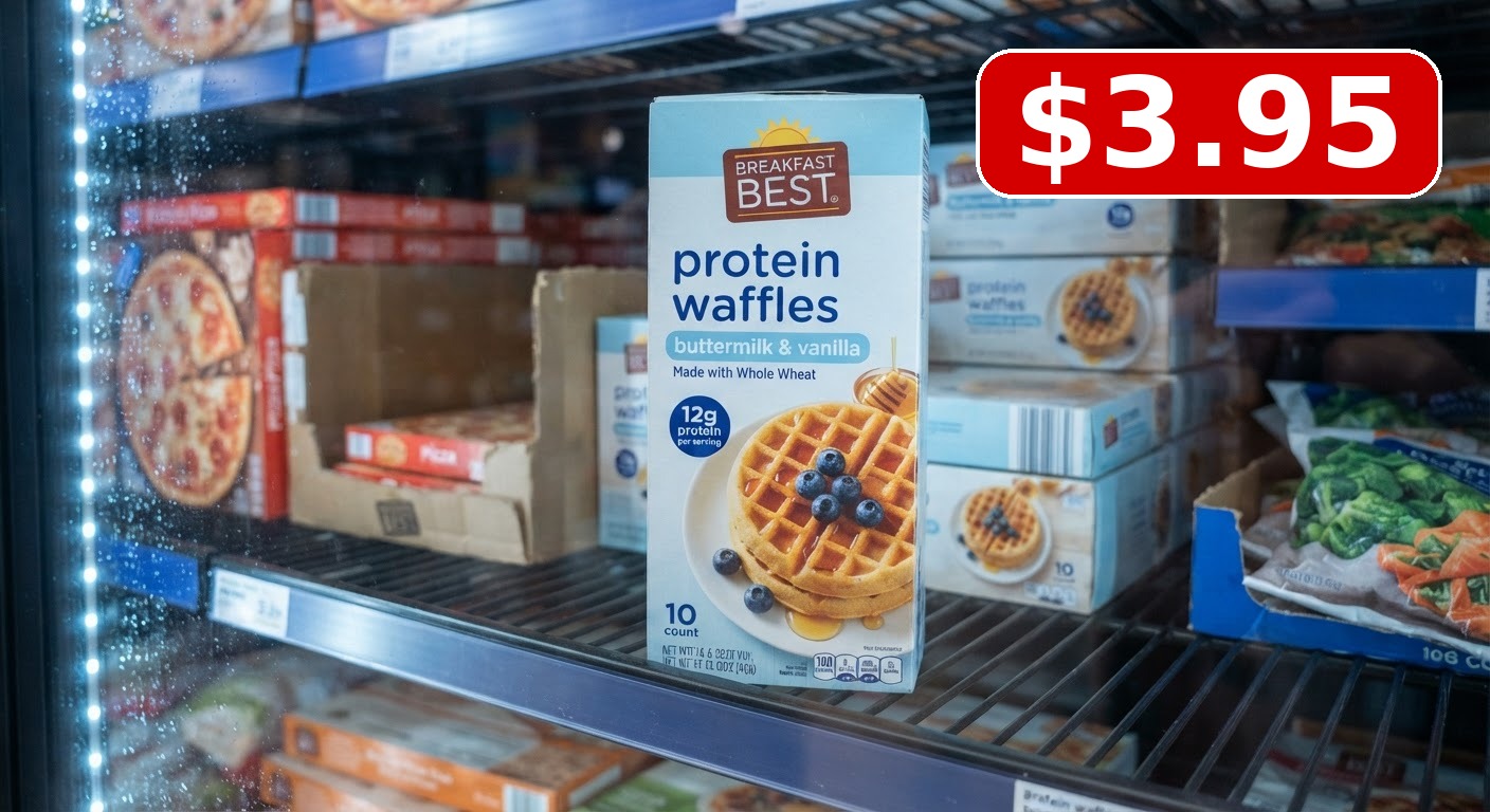 Breakfast Best Protein Buttermilk & Vanilla Waffles - 10 Count