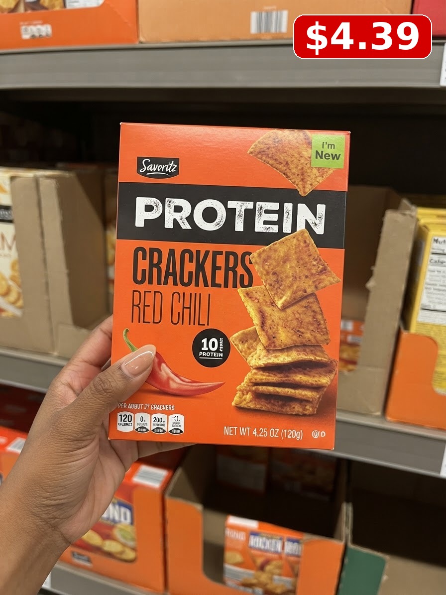 Savoritz Red Chili Protein Crackers
