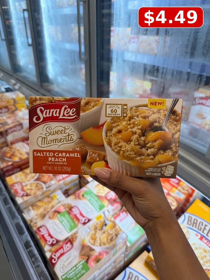 Sara Lee Salted Caramel Peach Fruit Cobbler - 2 Count