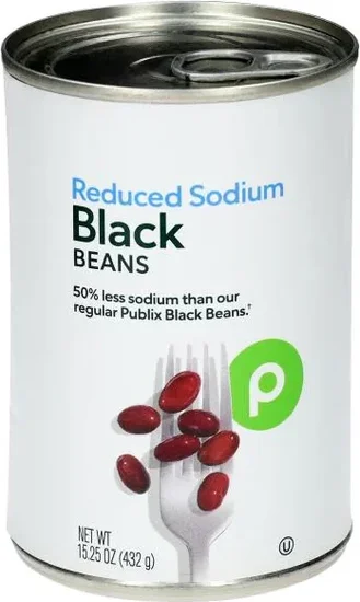 Publix Black Beans, Reduced Sodium