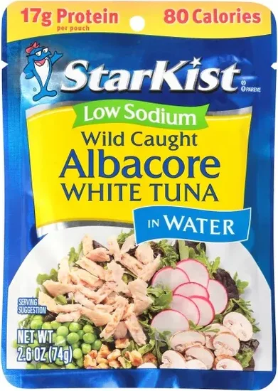 Starkist Low Sodium Wild Caught Albacore White Tuna in Water