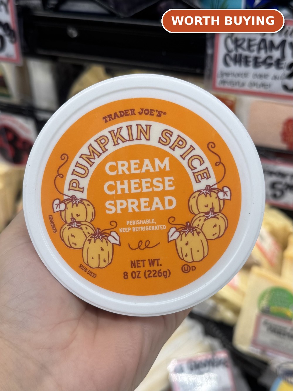 Pumpkin Cream Cheese Spread &mdash; Worth Buying