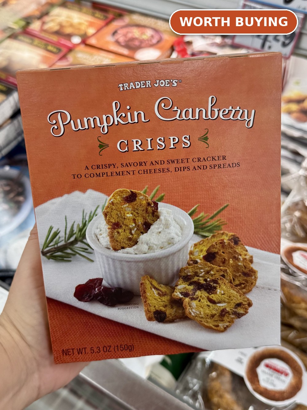 Pumpkin Cranberry Crisps &mdash; Worth Buying