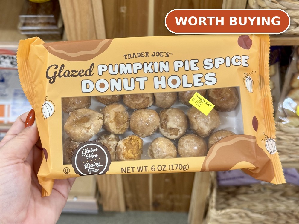 Glazed Pumpkin Pie Spice Donut Holes &mdash; Worth Buying