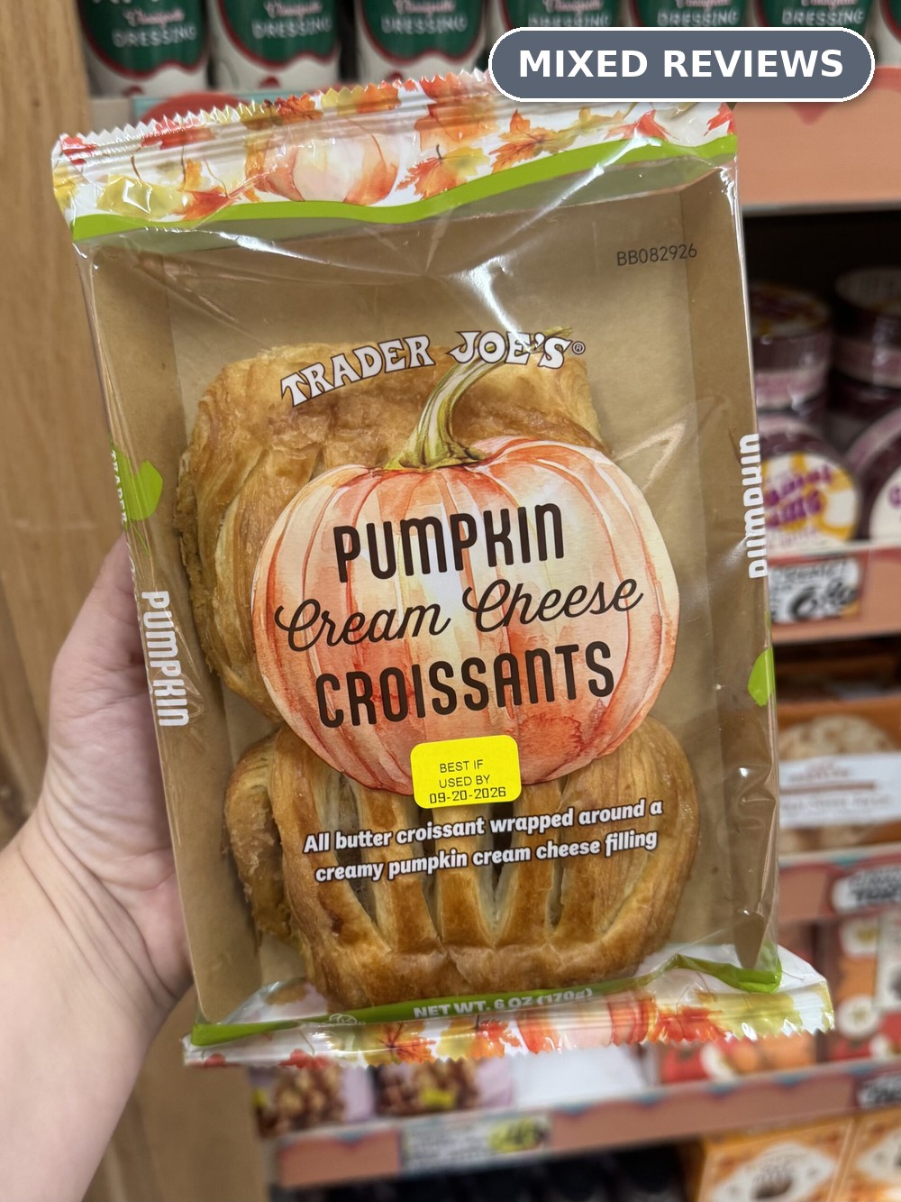 Pumpkin Cream Cheese Croissants &mdash; Mixed Reviews