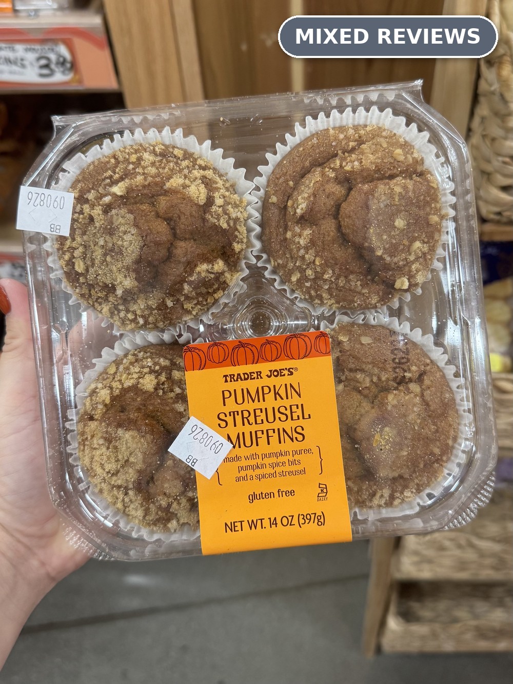 Pumpkin Streusel Muffins &mdash; Mixed Reviews