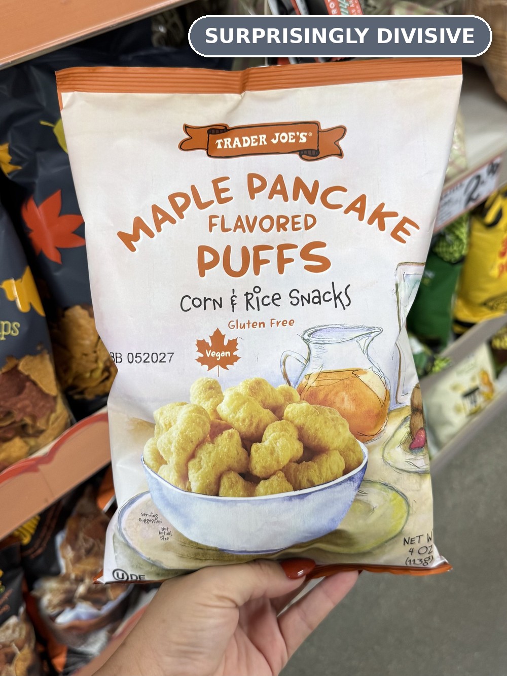 Maple Pancake Flavored Puffs &mdash; Surprisingly Divisive