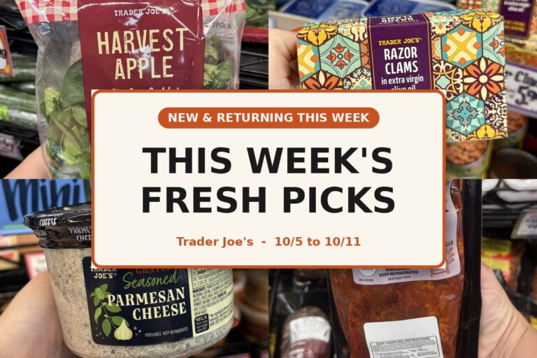 New and Returning Items Of The Week At Trader Joe’s (10/5 – 10/11)