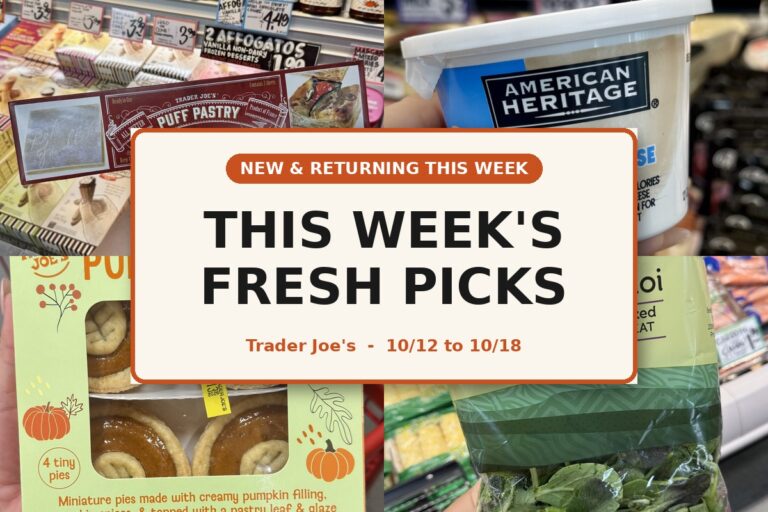 New and Returning Items Of The Week At Trader Joe’s (10/12 – 10/18)