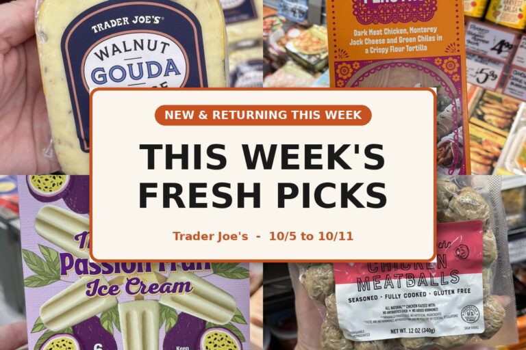 New and Returning Items Of The Week At Trader Joe’s (10/5 – 10/11)