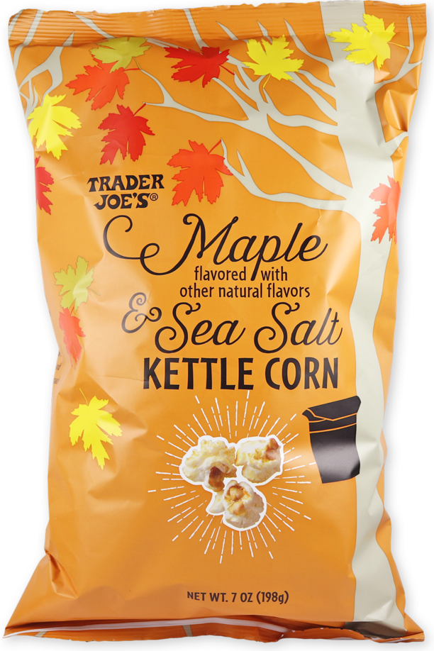 Maple & Sea Salt Kettle Corn at Trader Joe’s