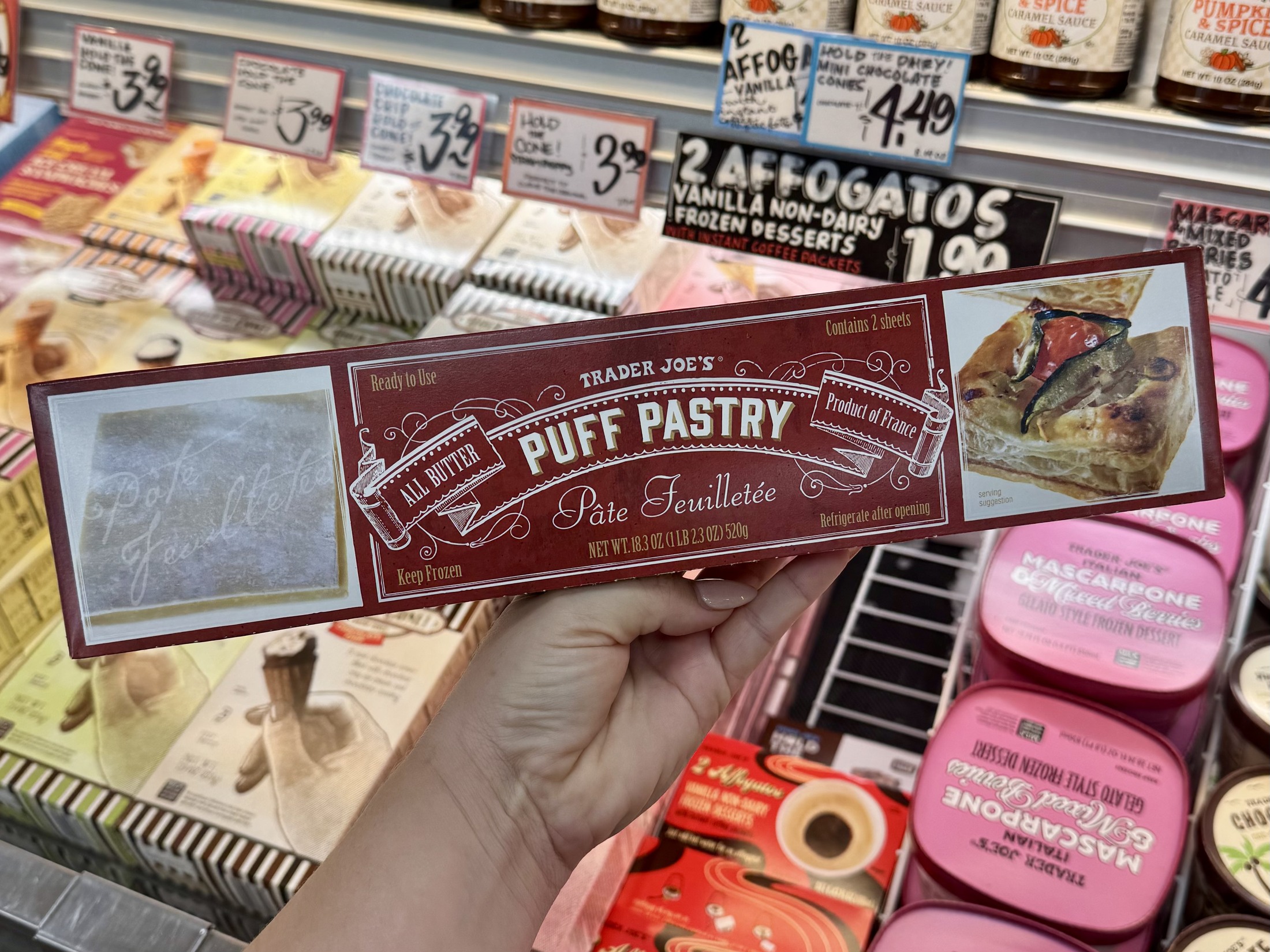 Trader Joe's All Butter Puff Pastry made in France