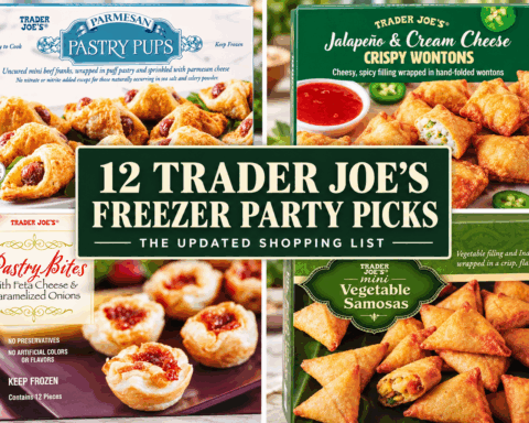 Trader Joe’s frozen appetizers in an updated twelve-pick shopping guide