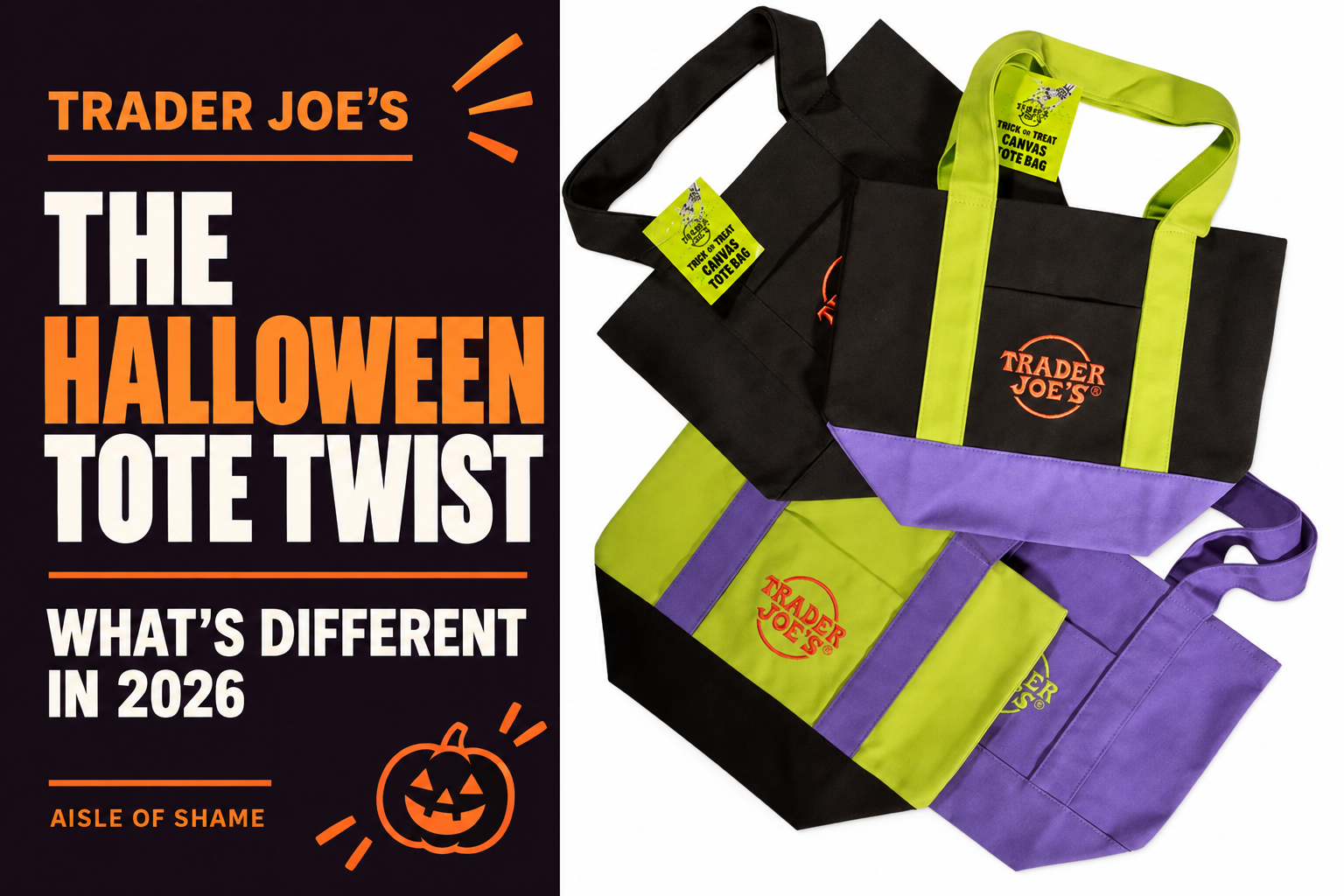 Trader Joe’s Halloween tote twist: what is different in 2026