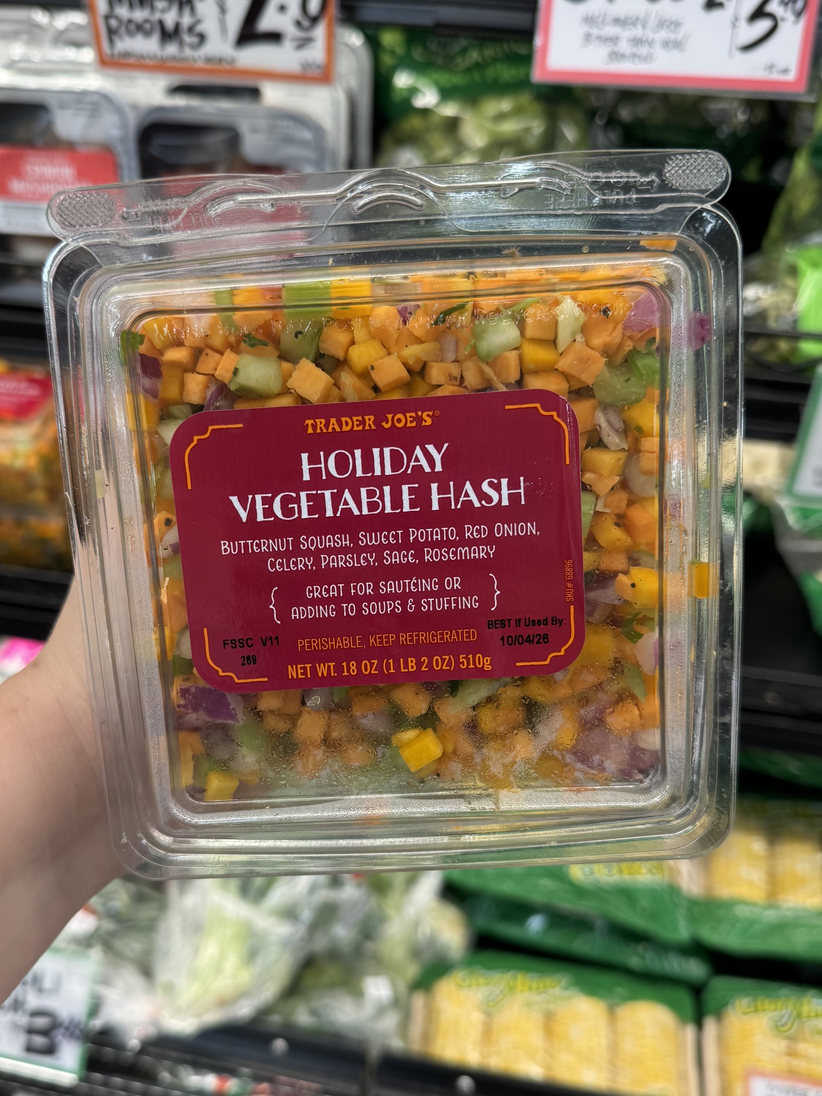 Trader Joe's Holiday Vegetable Hash