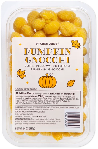 Trader Joe's Pumpkin Gnocchi