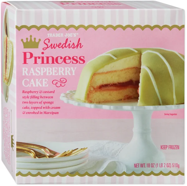 Trader Joe's Swedish Princess Raspberry Cake